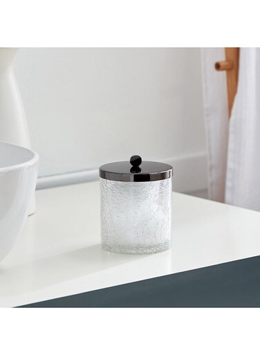 Box Cristal Cotton Glass Jar 9x9x12 cm