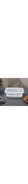 Delcasa DC3312 Square Airtight Container with Glass Lid, 1540 ml Capacity