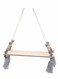 Wood Hanging Shelves for Wall Boho Decor Swing Rope Rustic Floating Shelf, Wall Display Shelving Home Organizer Rack for Living Room Bedroom Bathroom Kitchen