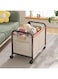 SLEEPHEAD&reg; Toy Box Storage with Wheels,Toy Chest for Kids,Removable Sturdy Kids Toys Boxes Organizer Bins Baskets Container with Handles for Nursery, Playroom, Clothes, Blanket, Bedroom (Cream White)