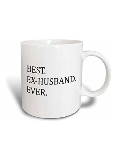 Best Ex-Husband Ever Printed Mug White/Black