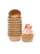 200-Pack Natural Paper Cupcake Liners and Muffin Baking Cups &acirc;&euro;&ldquo; Greaseproof, Eco-Friendly, Standard Size Baking Supplies for Cupcakes, Muffins, and Desserts