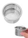 Sink Drain Basket, 3-inch Basket for Kitchen Sink Strainer Replacement, Deep Cup with Handle, SUS 304 Stainless Steel
