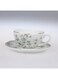 Home Royal Garden Porcelain Tea Cup And Saucer 250Ml -White Grey