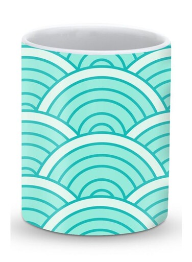 Premium Green Arch Designer Mug Green/White