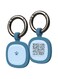 TERRIFI 2Pcs QR Code Dag ID Tags, Silent Silicone Cat Tags, Dog Tags Personalized, Modifiable Online Profile, Free Pet Page, Instant Location Alert via Email, Blue