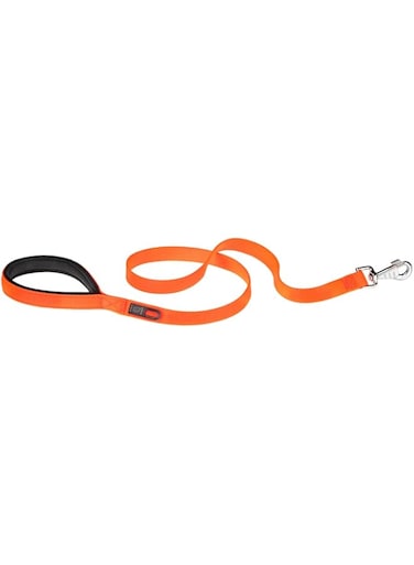 Ferplast Daytona G Nylon Dog Leash Color - Orange, Dimension - 25mm x L 120cm