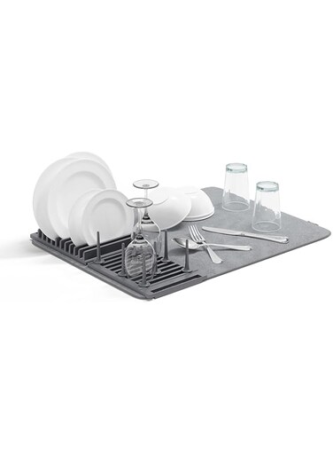 Umbra UDry Peg Drying Rack with Mat Charcoal, Standard