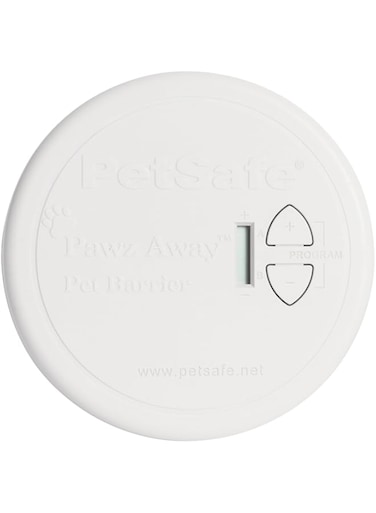 PetSafe Pawz Away Extra Indoor Barrier Extra Barrier Home Proofing, Set Indoor Boundaries Static Correction Battery Operated Pet Gate Alternative, White, ZND-1000
