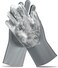 COMMEMA Pet Grooming Gloves - Gentle Dog Bathing Shampoo Brush - Massage Mitt with Enhanced Five Finger Design - Efficient Deshedding Glove for Dogs, .s, Rabbits and Horses - 1 Pack