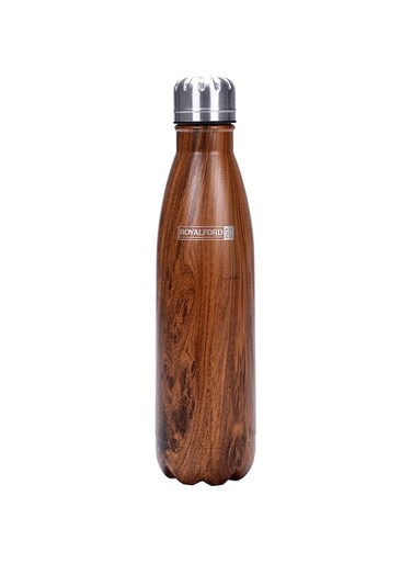 Royalford Rf9475 500 Ml Vacuum Bottle Double Wall Stainless Steel Flask &amp; Water Bottle Hot &amp; Cold Leakresistant Sports Drink Bottle Vacuum Insulation Bottle For Indoor Outdoor Use, Multi