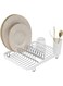Umbra Sinkin Dish Drying Rack &ndash; Dish Drainer Kitchen Sink Caddy With Removable Cutlery Holder, Fits In Sink Or On Countertop, White, Standard