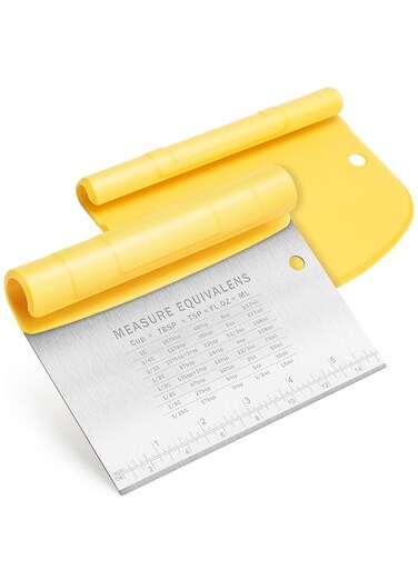 Steel Dough Cutter and Scraper Tool Kitchen, Multi-Purpose Kitchen Gadgets