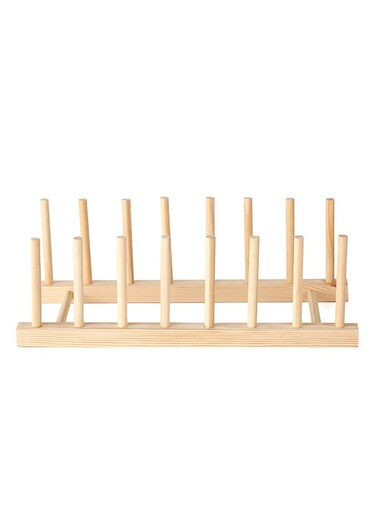 Multi-purpose Wooden Dish Rack Dishes Drying Drainer Storage Stand Holder Kitchen Cabinet Organizer Wood