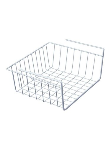 Living Under-Shelf Basket White Medium