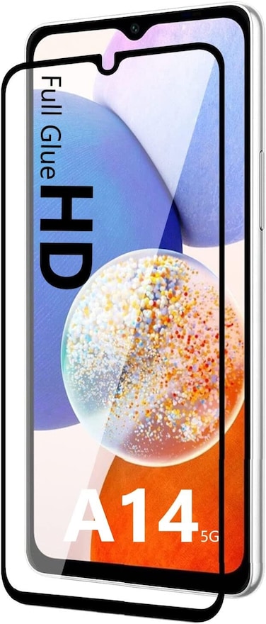 For Samsung Galaxy A14 5G Screen Protector HD Transparent Scratch-resistant Tempered glass screen protector For Samsung Galaxy A14 5G Black