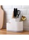 . Multifunction Kitchen Storage Rack Plastic Draining Inserted Knife Block Flatware Organizer Cutlery Holder for Chopsticks Spoons