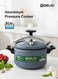 Aluminium Pressure Cooker 5 Litre (DPC 5G) &acirc;&euro;&ldquo; Heavy-Duty Durable Aluminum Body &amp; Lid, Fast &amp; Safe Cooking, Safety Locking Mechanism, Long-Lasting Rubber Gasket, Strong Heat-Resistant Base, ISI Certified, 2-Year Warranty
