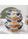 Glass Meal Prep Containers (3 pcs Square) - Glass Food Storage Containers with Lids, Glass Lunch Box, Portion Control, Airtight, Glass Bento Box Lunch Containers- 3P Square Black
