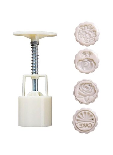 Dubai Gallery Mid-Autumn Festival Moon Cake Making Mould White 14X5X5Cm