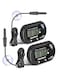 TERRIFI 2-Pack Water Thermometer, Fish Tank Thermometer with 3.3ft Cord, Fahrenheit/Celsius(℉/℃), Ideal for Vehicle, Reptile Terrarium, Fish Tank, and Refrigerator.