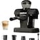 Semi-Automatic Espresso Machine with 19 Bar Pressure and Built-in Grinder for Iced Latte &amp; Flat White