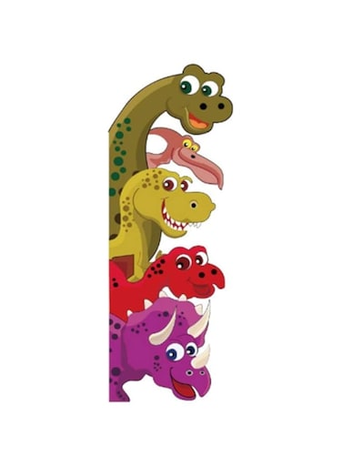 BPA Funny Probe Dinosaur Behind the door Room Decor Wall Decals Stickers Children Nursery Kids Bedroom Living Room Mural Wall Art