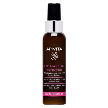 Apivita Eye Makeup Remover, Gentle Cleansing Milk, 100ml