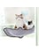 NeoStyle Cat Window Perch, Space Saving Cat Window Bed Hammock, Suction Cup Cat Hammock Seat for Window Balcony, Cat Comfort Rest Bed for up to 10kg (Single layer)