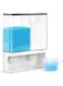 TERRIFI Laundry Beads Dispenser, Cereal Storage Containers, 3L Airtight Containers with Lids, Wall Mounted Fragrance Bead Dispenser for Storing Rice, Laundry Beads, Washing Powder
