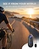 4K Wearable Mini Sports Cam-era with Magnetic Mount&ndash;Compact Action Cam-era-120-Minute Wi-Fi, IPX7 Waterproof Encoding 360&deg;Clip One-Tap Reco-rding for Cycling, Motorbiking, Hiking, Vlogging
