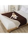 Hcosmy Waterproof Dog Bed Cover, Non-Slip Pet Blanket &amp; Anti Scratches Cat Dog Blanket for Furniture, Washable Bed Sofa Cover, Repleasement Couch Cover (Chocolate, 30 * 70 Inch)