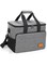 TOMVAES Insulated Lunch Bag, Oxford Gray Soft Pack, Durable Reusable Large Cooler Bag, Adjustable Shoulder Strap Tote Bag, Unisex Collapsible Leakproof Bag, Office School Outdoor Insulation Bag, 22L