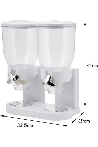 Airtight Cereal Indispensable Dry Food Dispenser Storage Box 20lbs Cereal Dispenser.