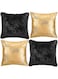 SYOSI Decorative Throw Pillow Covers 18 x 18, 4 Pcs Fluffy Pillow Cases Glitter Pillow Covers Faux Fur Throw Pillow Covers Decorative Cushion Cover for Couch Bed Sofa, No Pillow Insert
