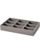 Home Box Velour 9-Compartment Jewellery Tray