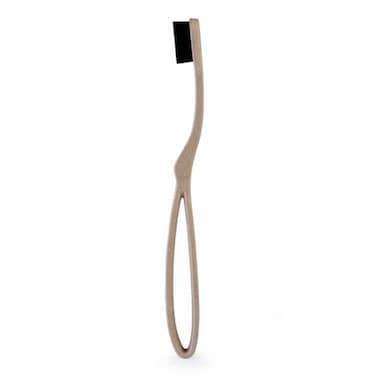 Intermed Eco Ergonomic Soft Toothbrush With Rice Husk Handle - Beige