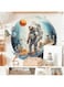 Azonee 2 Sheets Space Astronaut Wall Stickers, Outer Space Planet Cosmic Galaxy Wall Decals, Removable Vinyl Peel and Stick, Kid Baby Boy Nursery Bedroom Playroom, Kindergarten Art Decoration