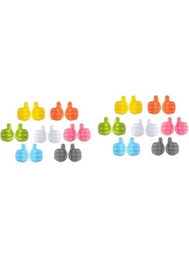 Big Thumb Hook, Cartoon Creative Data Cable Storage And Finishing, Household And Office Wire Organizer, Home And Office Supplies Desk Storage Organization