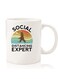 Premium Quality Two Sided Printed Coffee Mug Tea Cup For Home Office, Kids Men Women Social Distancing expert black