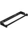 TERRIFI Paper Towel Holder Under Cabinet for Kitchen, Wall Mount Paper Towel Holder Self-Adhesive or Drilling, Paper Roll Holder Paper Towel Rack for Kitchen, Bathroom, Pantry, Sink, Black