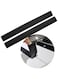 Mofason Stove Counter Gap Cover, 2 Pack Kitchen Silicone Oven Gap Filler &ndash; 25 Inches Countertop Strips Gap Guard, Easy to Clean (Black)