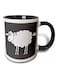 Printed Ceramic Mug White/Black