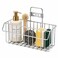 Stainless Steel Kitchen Sink Organizer &acirc;&euro;&ldquo; Kitchen Soap and Sponge Holder   Wall-Mounted Drain Rack for Bathroom and Kitchen   Silver