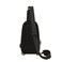 STARGOLD 12" Chest Bag with Front Pocket, Side USB Port For Device Charging, Foam Lining for Protection And Stylish Design
