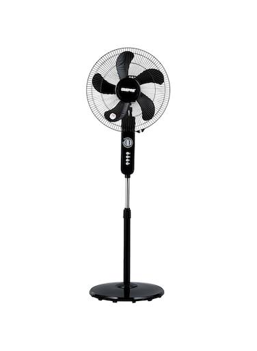 16" Stand Fan, Wide Oscillation, 6PP Blades, GF9615   Adjustable Height   3 Speed Setting   Metal Safety Grill   Ideal for Home, Office, Restaurant, Etc