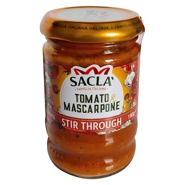 Sacla Tomato and Mascarpone Sauce, 190g