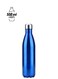 Steel Vacuum Insulated Water Bottle Blue/Silver 265x70mm