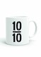 Your Wall 10/10 Abstract Printed Ceramic Coffee Mug 325ml, Perfect Gifting by Spoil Your Wall