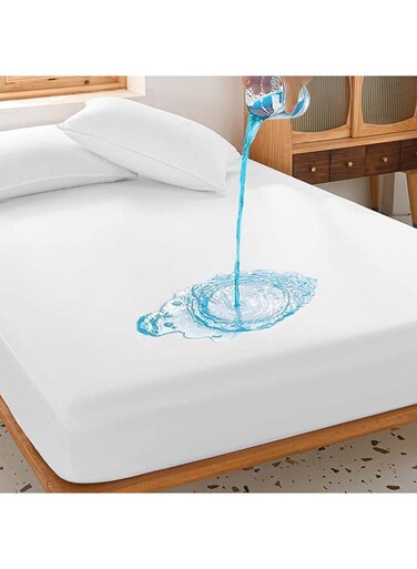 Waterproof Mattress Protector White